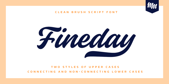 Fineday Style One Font preview